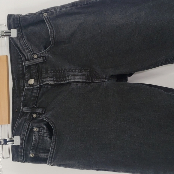 Frye Slim Walker Black Denim Jeans Gustin - Picture 3 of 10